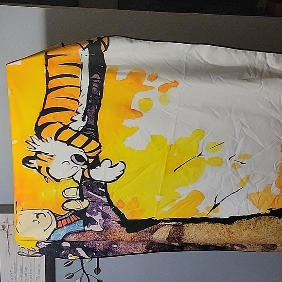 unknown Other - Calvin & Hobbes 52x76 Bill Watterson canvas- heavyweight throw blanket